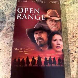 Open Range VHS VCR Video Tape Movie
